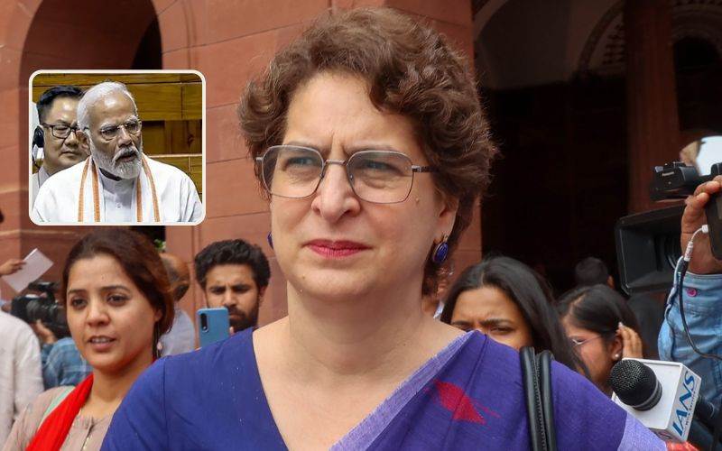  مغربی ایشیا پر پی ایم مودی نے'کچھ نیا نہیں کہا': پرینکا گاندھی